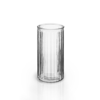 Ваза для цветов, стеклянная, 22х10,5 см., серия Brilliance, PERFECTO LINEA