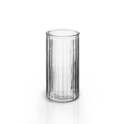 Ваза для цветов, стеклянная, 22х10,5 см., серия Brilliance, PERFECTO LINEA