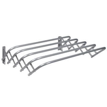Сушилка для белья настенная складная, 3м, 600х450х185, цвет серый, NIKA
