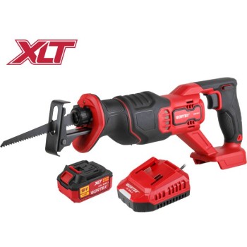 Аккум. сабельная пила WORTEX CSR 1118-1 ALL1 XLT SET 18В, 4 Ач акб, дер. 110 мм