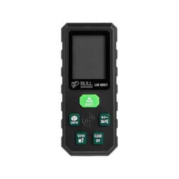 Дальномер лазерный BULL LM 8001 в кор. Проекция креста (зеленый), 0,08 – 80 м, +- 2 мм