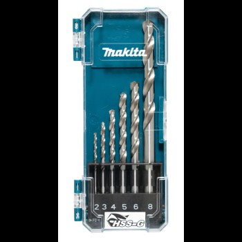 Набор сверл по металлу ц/х, HSS-G, D-75742 комплект из 6 шт MAKITA
