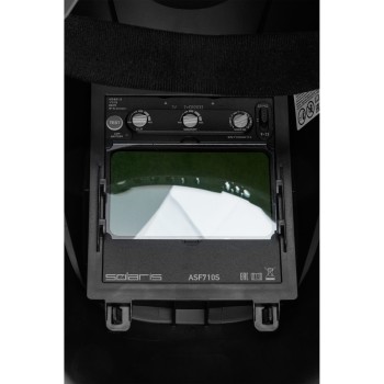 Щиток сварщика с самозатемняющимся светофильтром Solaris ASF710S (черный)