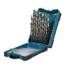 Набор сверл по металлу ц/х, HSS-G, D-78352 комплект из 19 шт MAKITA