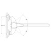 Смеситель для ванны D40-A, серия 360 ECONOCE