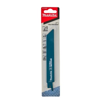 Пилка сабельная по металлу Basic 150x0.9 мм, 18TPI, 2 шт MAKITA