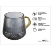 Кружка стеклянная, 400 мл, серия SONATA GOLDEN, PERFECTO LINEA 