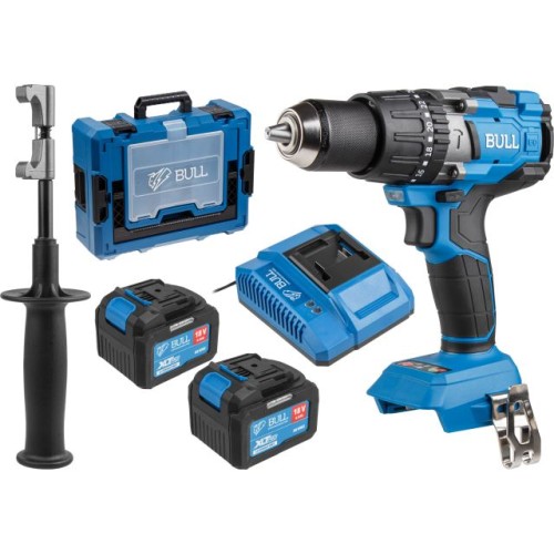 Аккум. дрель-шуруповерт BULL SR 1805, 2х6 А*ч, 120 Н*м, БЗП(мет.) 13 мм