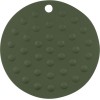 Коврик под горячее силиконовый, круглый, 17.5 х 0.2 см, NATURAL GREEN, PERFECTO LINEA
