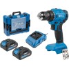 Аккум. дрель-шуруповерт BULL SR 1803, 2x2 А*ч, 45 Н*м, БЗП 10 мм