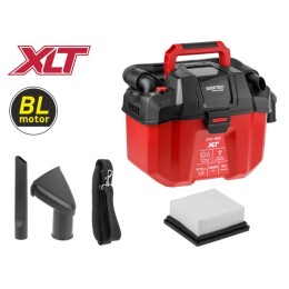 Аккум. пылесос WORTEX CVC 1815 ALL1 XLT SOLO БЕСЩЁТ., 18 В, 9-15 кПа, 10 л, строительный