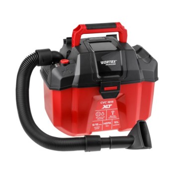 Аккум. пылесос WORTEX CVC 1815 ALL1 XLT SOLO БЕСЩЁТ., 18 В, 9-15 кПа, 10 л, строительный