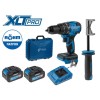 Аккум. дрель-шуруповерт BULL SR 1806 R-series, Удар., 80 Н*м, 2х4 А*ч