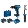 Аккум. дрель-шуруповерт BULL SR 1806 R-series, Удар., 80 Н*м, 2х4 А*ч