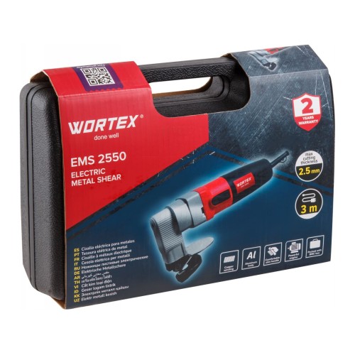 Ножницы листовые WORTEX EMS 2550 500 Вт, 1800 ход./мин., 3 м кабель