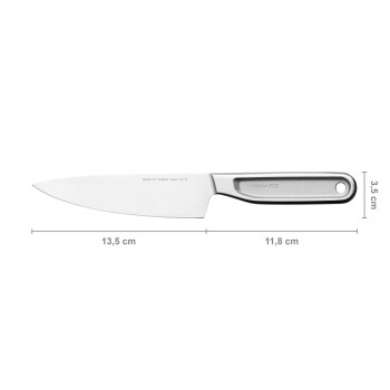 Нож поварской малый 13,5 см цельнометаллический All Steel Fiskars
