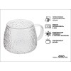 Кружка стеклянная, 450 мл, серия SYMPHONY CLEAR, PERFECTO LINEA