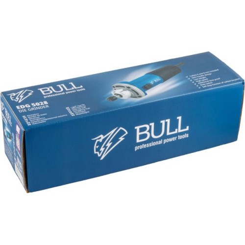 Прямая шлифмашина BULL EDG 5028 500 Вт, цанги 6 и 8 мм