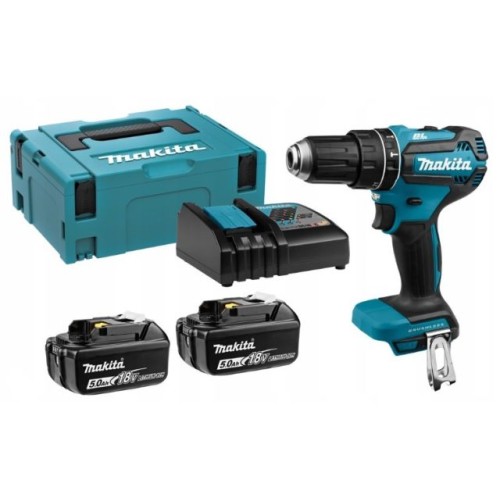 Аккум. ударная дрель-шуруповерт MAKITA LXT DHP 485 RTJ