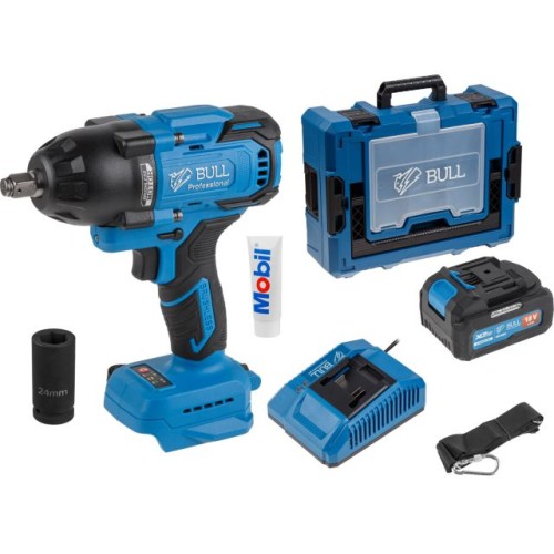 Аккум. ударный гайковерт BULL SC 1807, 750 Н*м, 1/2