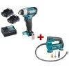 Аккум. ударный гайковерт MAKITA CXT TW 141 DWAE + АКЦИЯ Аккум. компрессор MP 100 DZ