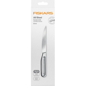 Нож для томатов 12 см цельнометаллический All Steel Fiskars