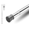 Карниз раздвижной алюминиевый 2,0 м, серебро, PERFECTO LINEA
