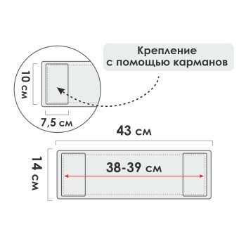 Сменная насадка для швабры из микрофибры, полоса чистоты, PERFECTO LINEA
