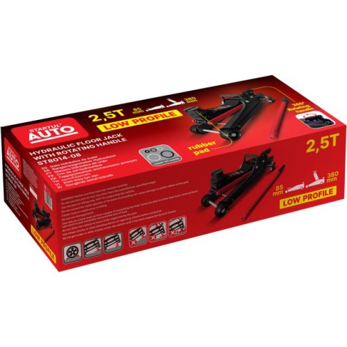 Домкрат подкатной 2,5т h85-380 STARTUL AUTO (ST8014-08)