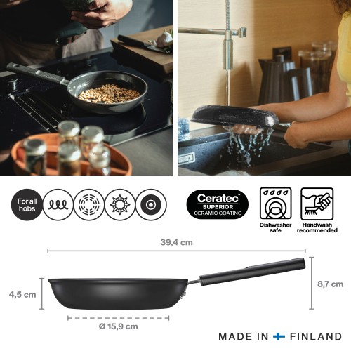 Сковорода ф 20 см Hard Face FISKARS