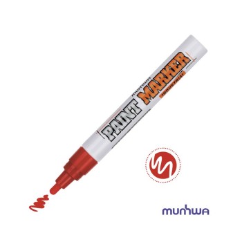 Маркер-краска промышленный красный MUNHWA INDUSTRIAL