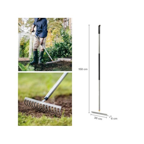 Грабли для грунта мет. Ergonomic Soil FISKARS