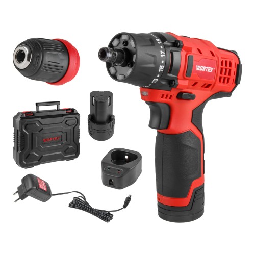 Аккум. дрель-шуруповерт WORTEX BD 1215 LiSET 12 В