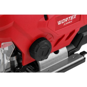 Лобзик электрический WORTEX LX JS 8008 E 800 Вт, 500-3350 ход/мин, пропил до 80 мм, алюм.под