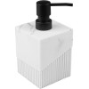 Диспенсер (дозатор) для мыла ELEMENT MARBLE, белый, PERFECTO LINEA