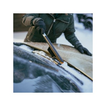 Щетка для снега 63см со скребком Plus FISKARS
