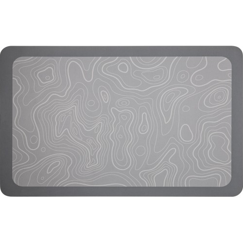 Коврик влаговпитывающий, 50х80 см, серия DIATOMITE, grey abstract, PERFECTO LINEA