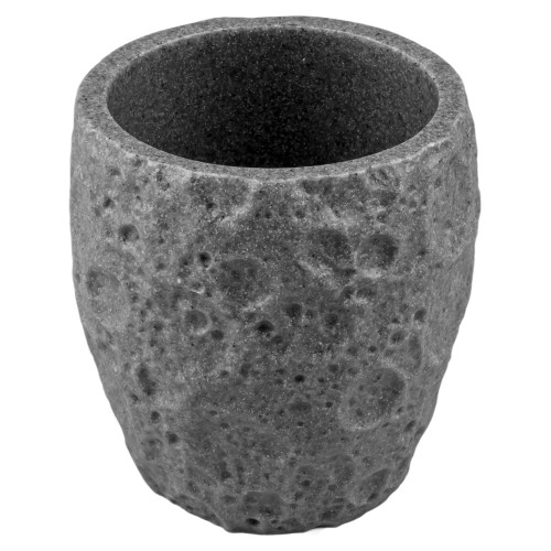Стакан для зубных щеток MOON STONE, серый, PERFECTO LINEA