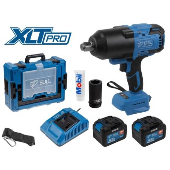 Аккум. ударный гайковерт BULL SC 1810 Xcase, XLTpro, БЕСЩЕТ., 18 В, 1500 Н*м, 3/4