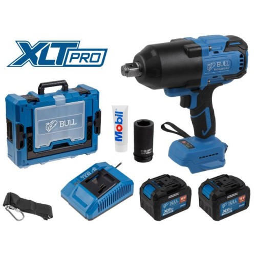 Аккум. ударный гайковерт BULL SC 1810 Xcase, XLTpro, БЕСЩЕТ., 18 В, 1500 Н*м, 3/4