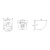 Унитаз подвесной AV Engineering, COMFORT X