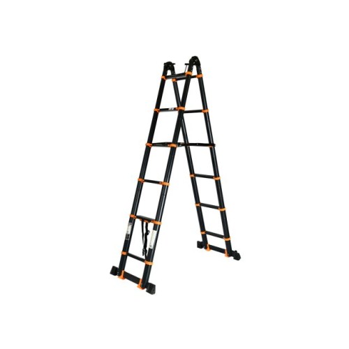 Лестница телескопическая 2-х секц. алюм. 210/420см, 2х5 ступ. 14,8кг BLACK LINE STARTUL (ST9932-042)
