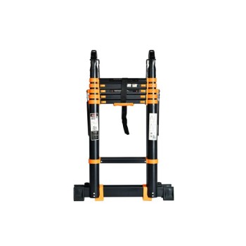Лестница телескопическая 2-х секц. алюм. 210/420см, 2х5 ступ. 14,8кг BLACK LINE STARTUL (ST9932-042)