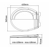 Сиденье для унитаза с микролифтом OSKAR, AV Engineering