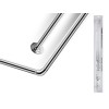 Карниз угловой алюминиевый 1,7x0,7 м, серебро, PERFECTO LINEA