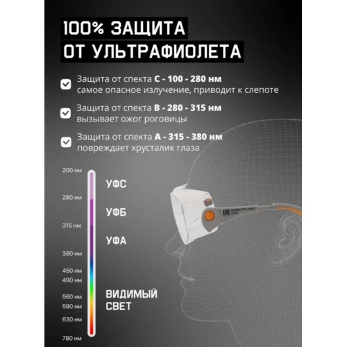 Очки открытые JETA SAFETY Oculus прозрачные