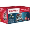 Торцовочная пила WORTEX MS 2518-1 LO 1800 Вт, 255 мм, 5000 об, глуб. до 85 мм, шир. до 320 мм