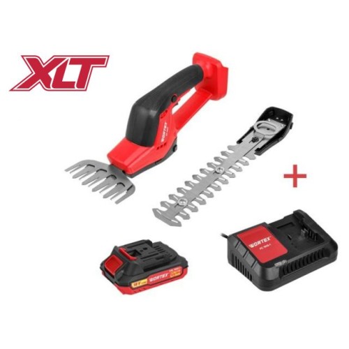 Аккум. ножницы садовые WORTEX SG 1820 + насадка-кусторез