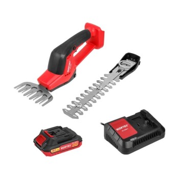Аккум. ножницы садовые WORTEX SG 1820 + насадка-кусторез ALL1 XLT SET