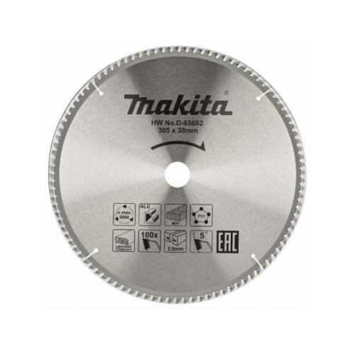 Диск пильный 305х30 мм 100 зуб. по алюминию MAKITA